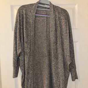 Gray bubble cardigan